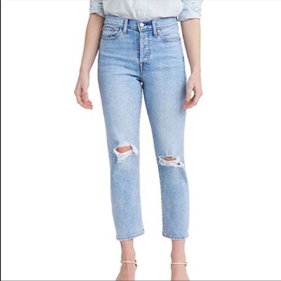 Levi Wedgie Straight Leg Jeans - Picture 1 of 7